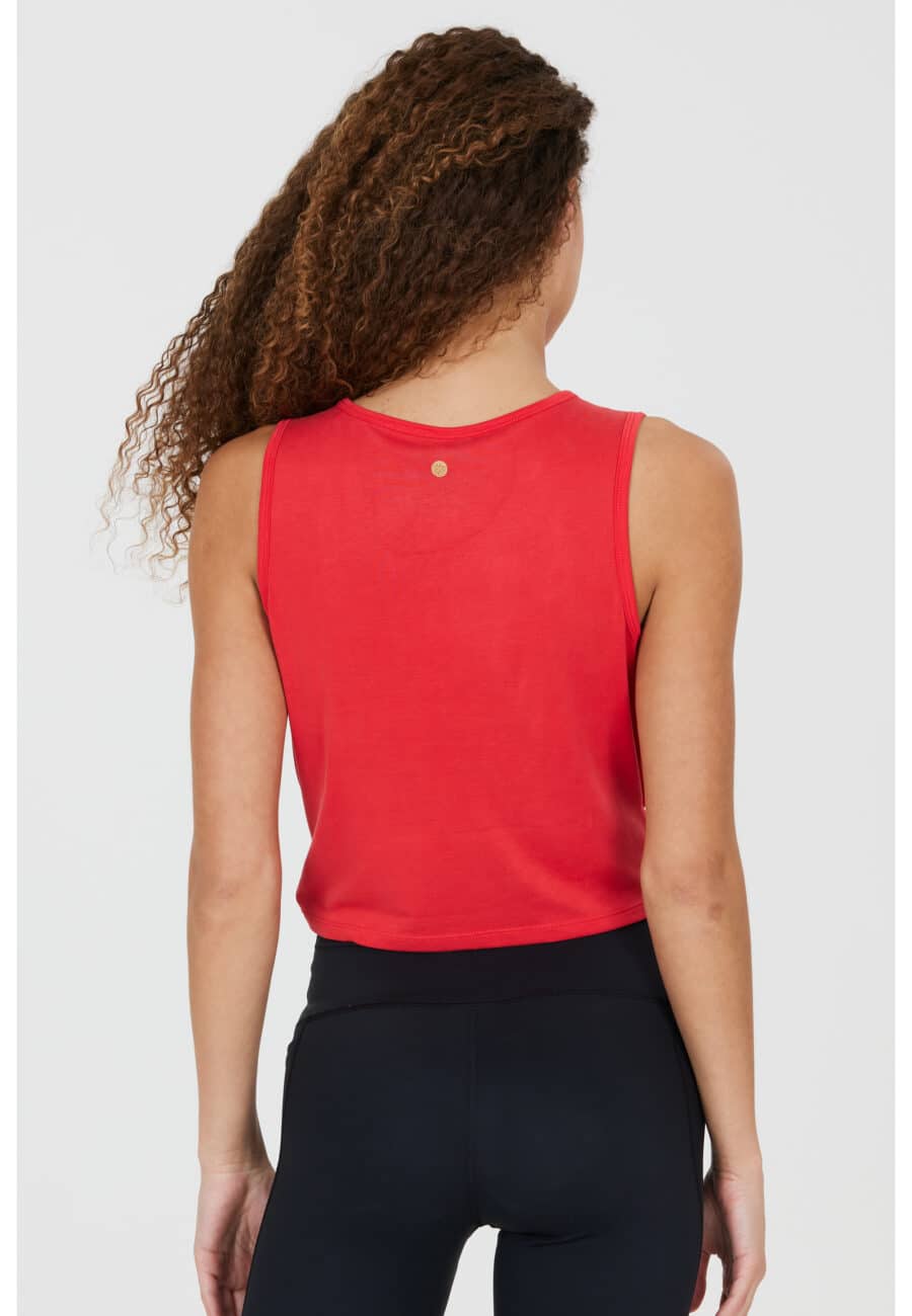 Athlecia Diamy Top, Tomato - Image 9