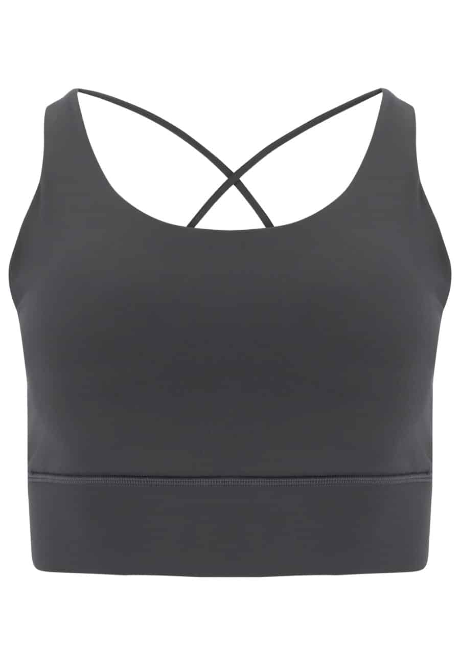Athlecia Gaby Sports-bra, Dark Concrete - Image 2