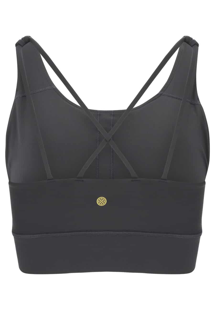Athlecia Gaby Sports-bra, Dark Concrete - Image 3