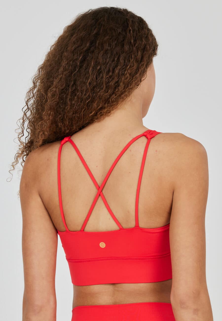 Athlecia Gaby Sports-Bra, Tomato - Image 8