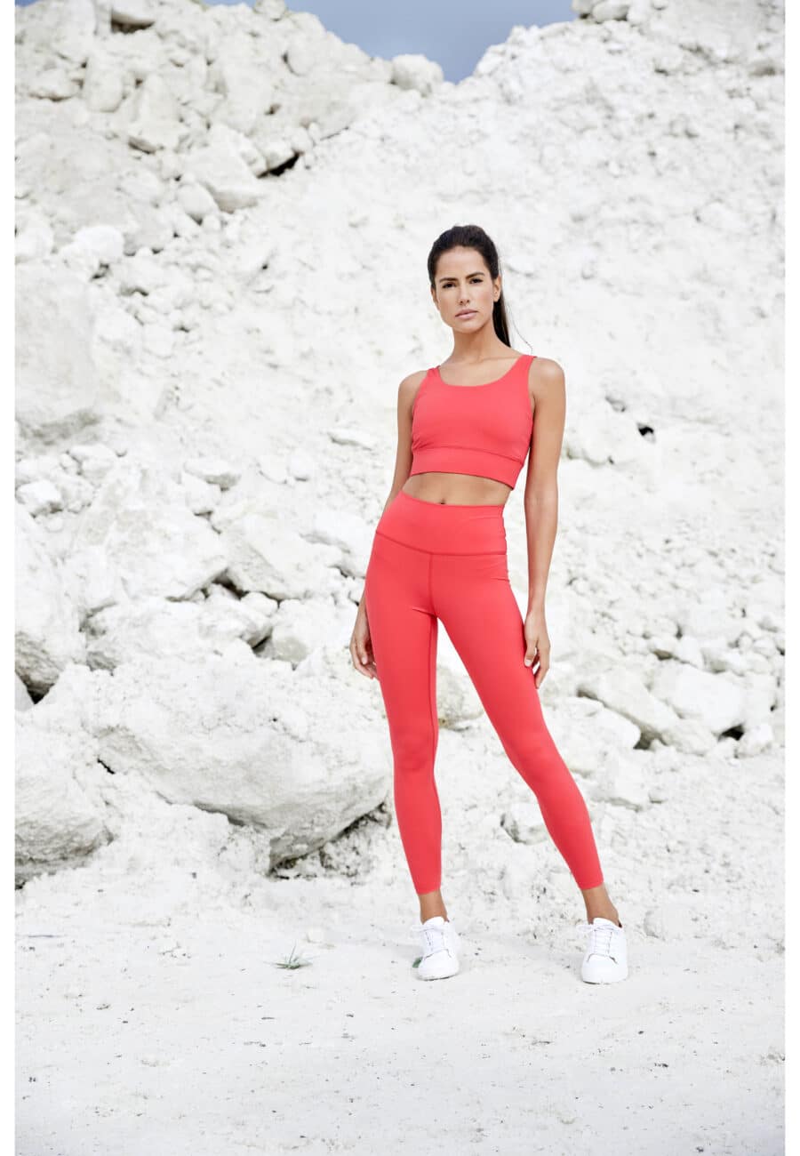 Athlecia Gaby Sports-Bra, Tomato - Image 14
