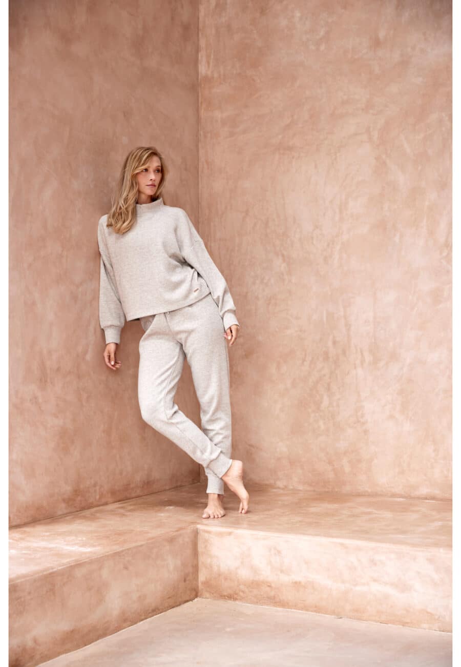 Athlecia Asinie Knitted Pullover, Desert Taupe - Image 16