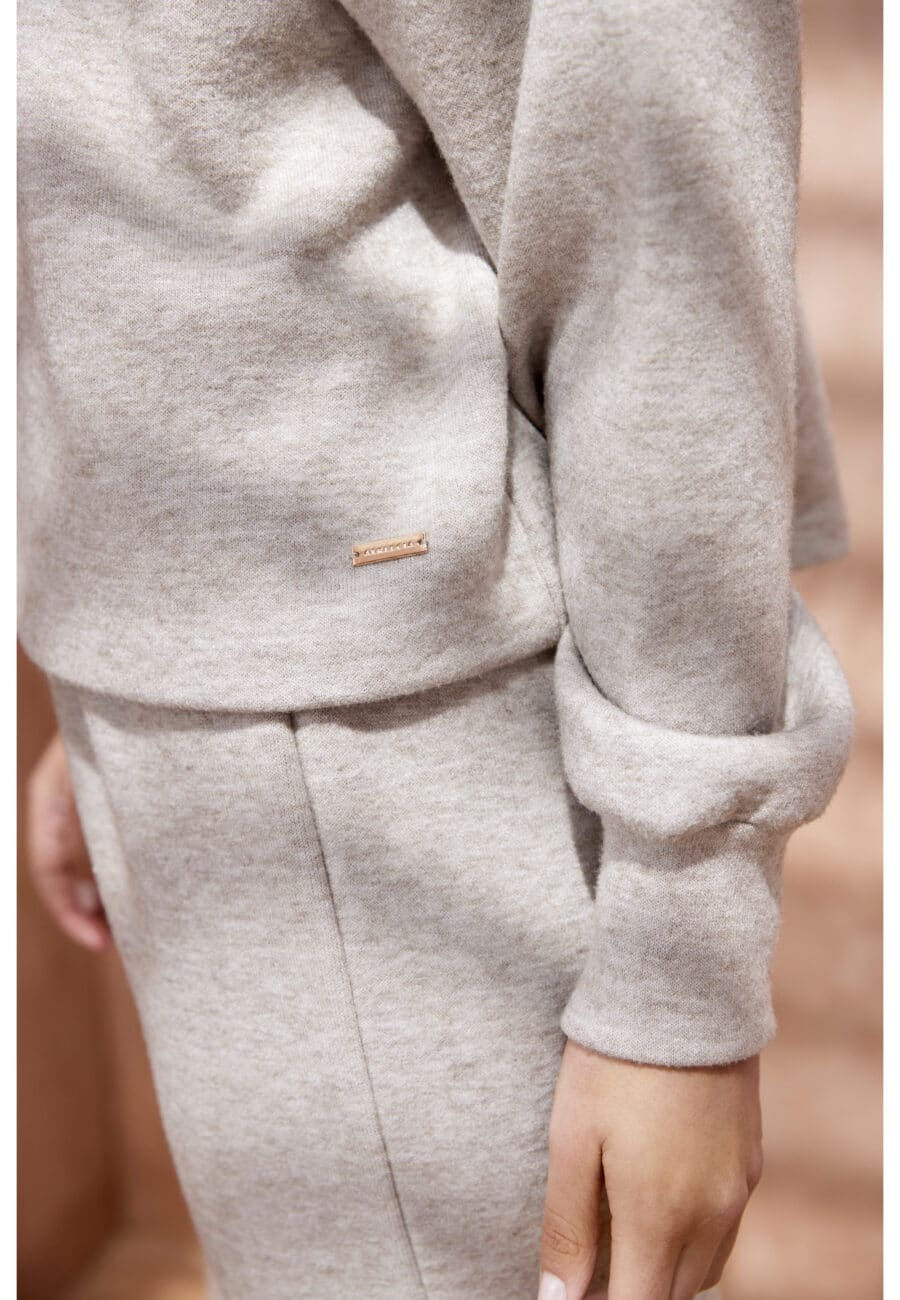 Athlecia Asinie Knitted Pullover, Desert Taupe - Image 14