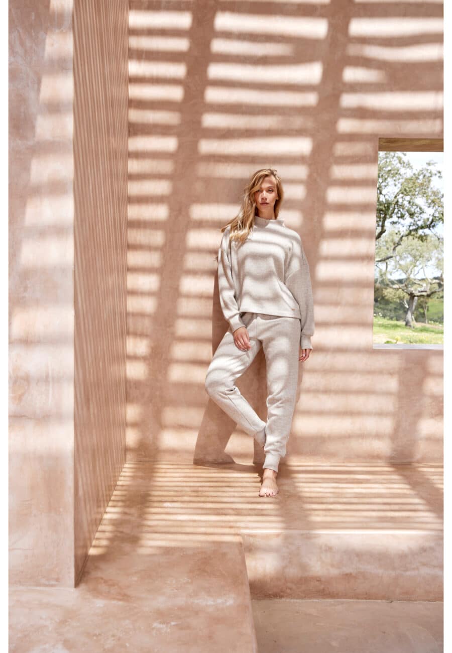 Athlecia Asinie Knitted Pullover, Desert Taupe - Image 11