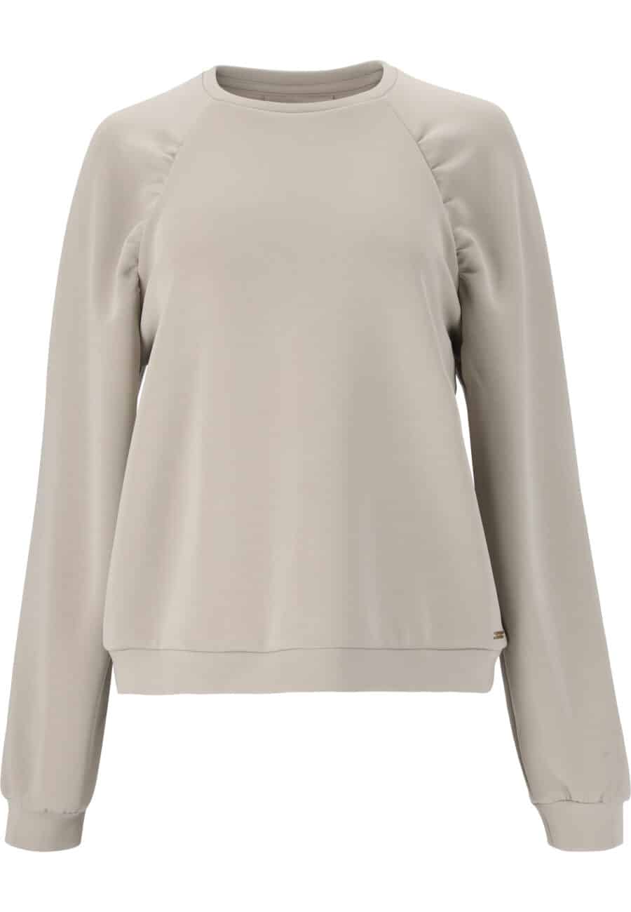 Athlecia Jillnana Balloon Sleeve Sweat, Dove - Image 2
