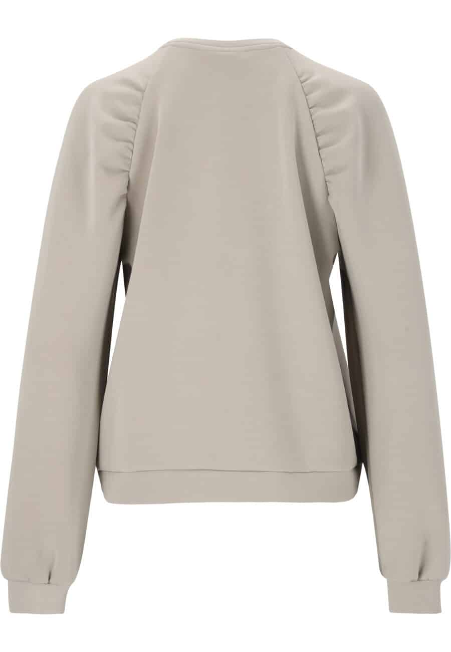 Athlecia Jillnana Balloon Sleeve Sweat, Dove - Image 3