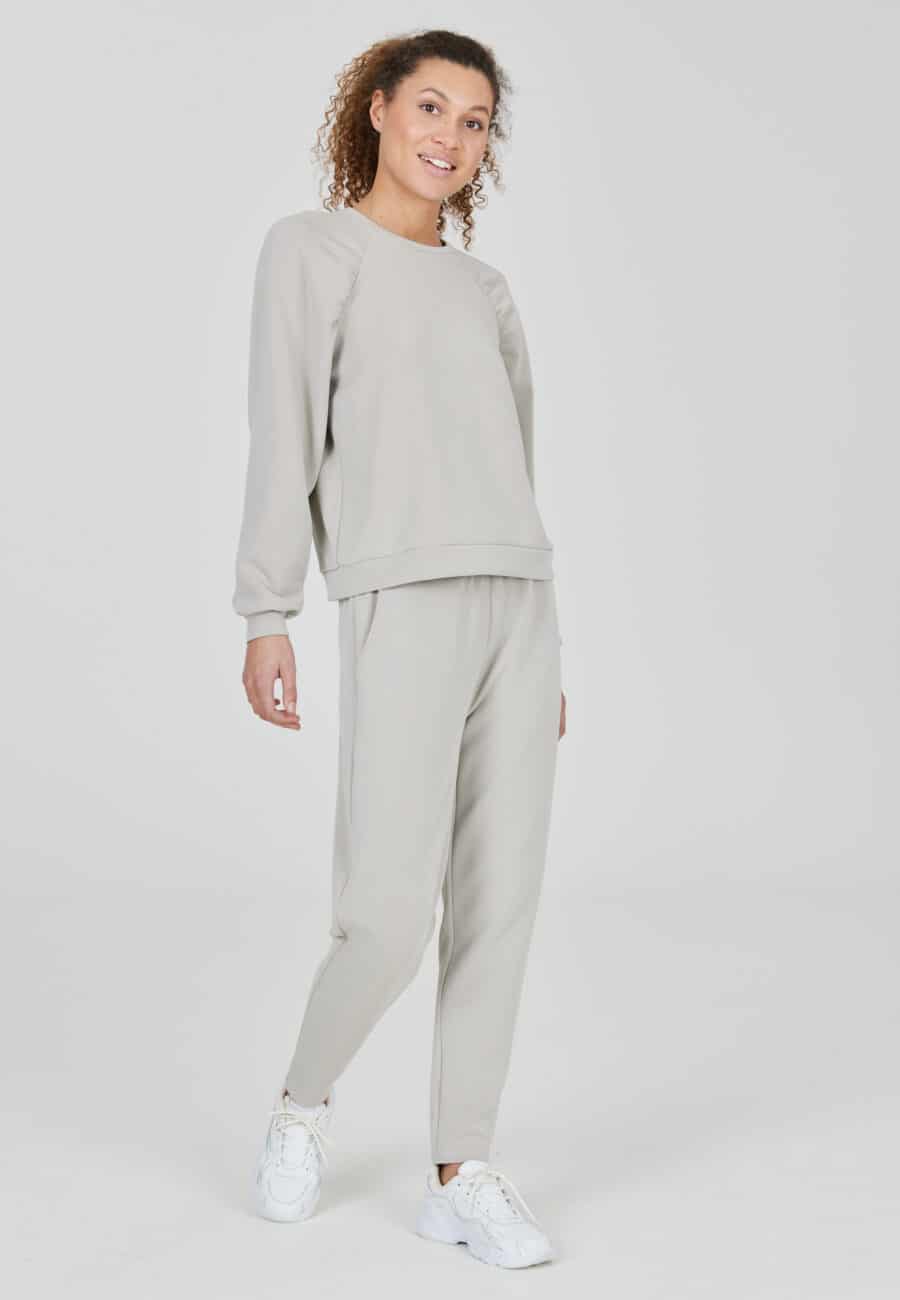 Athlecia Jillnana Balloon Sleeve Sweat, Dove - Image 7
