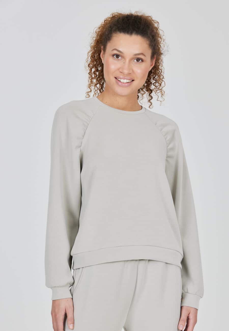 Athlecia Jillnana Balloon Sleeve Sweat, Dove