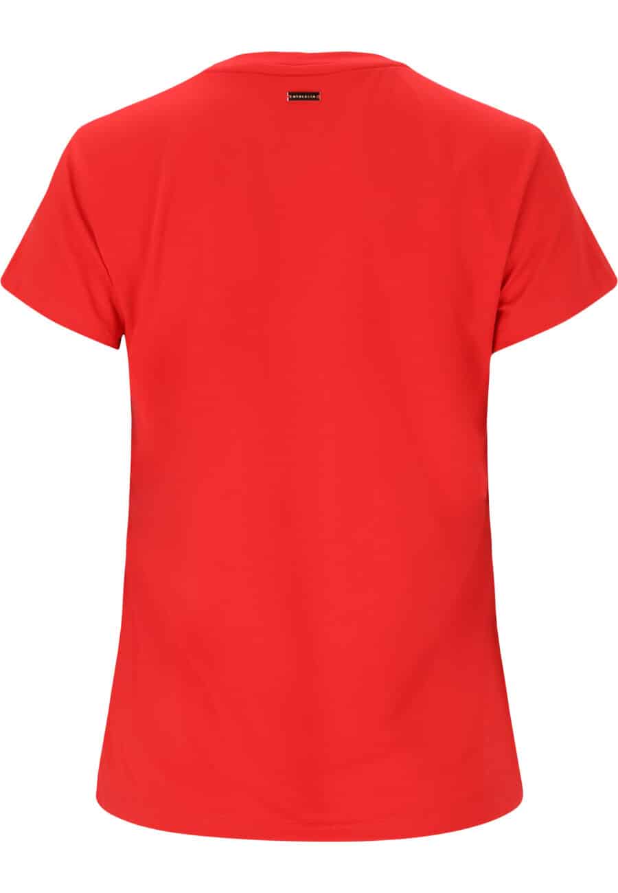 Athlecia Almi T-Shirt, Tomato - Image 3