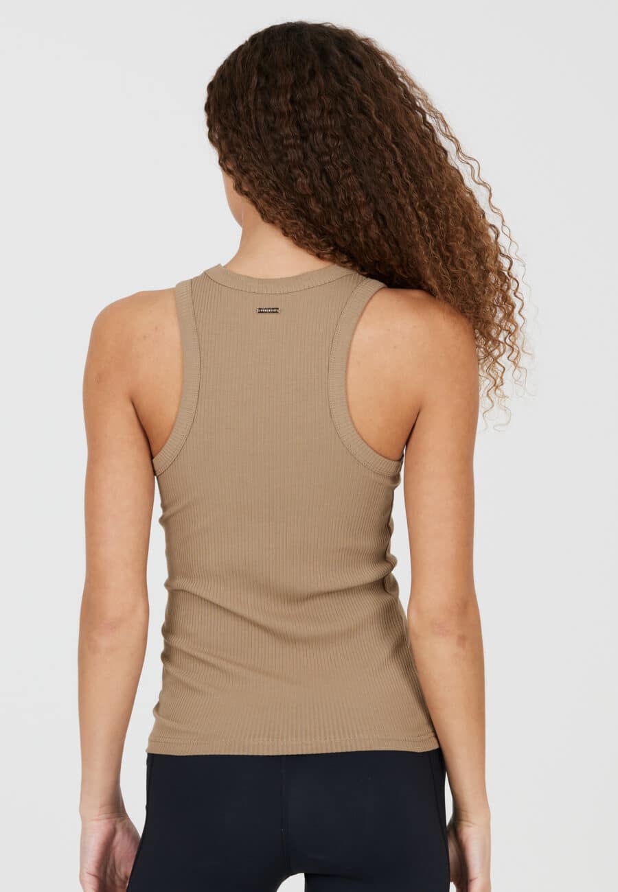 Athlecia Lankae Tank Top Rib Stop Pattern, Sepia Tint - Image 5