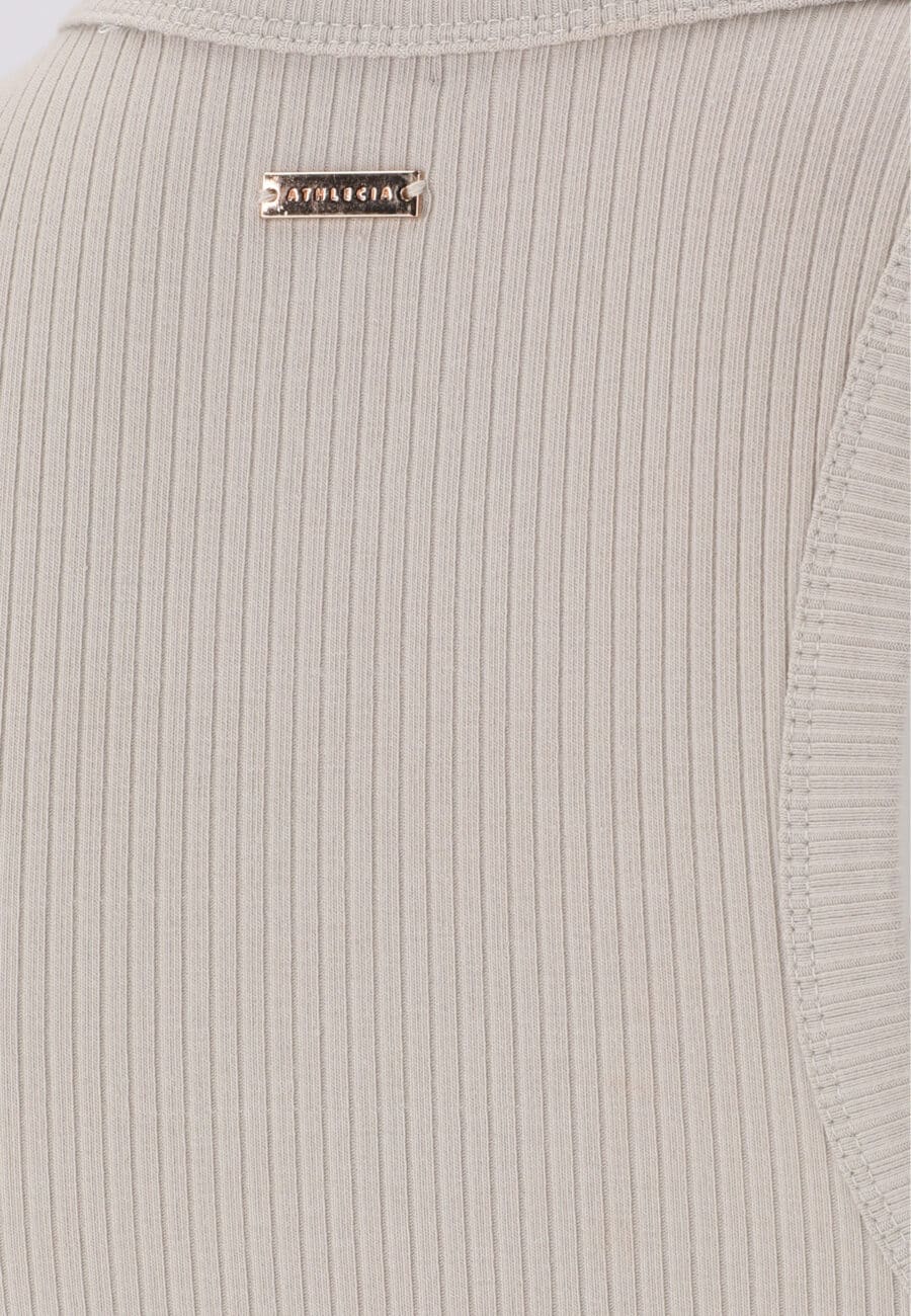 Athlecia Lankae Tank Top Rib Stop Pattern, Dove - Image 4