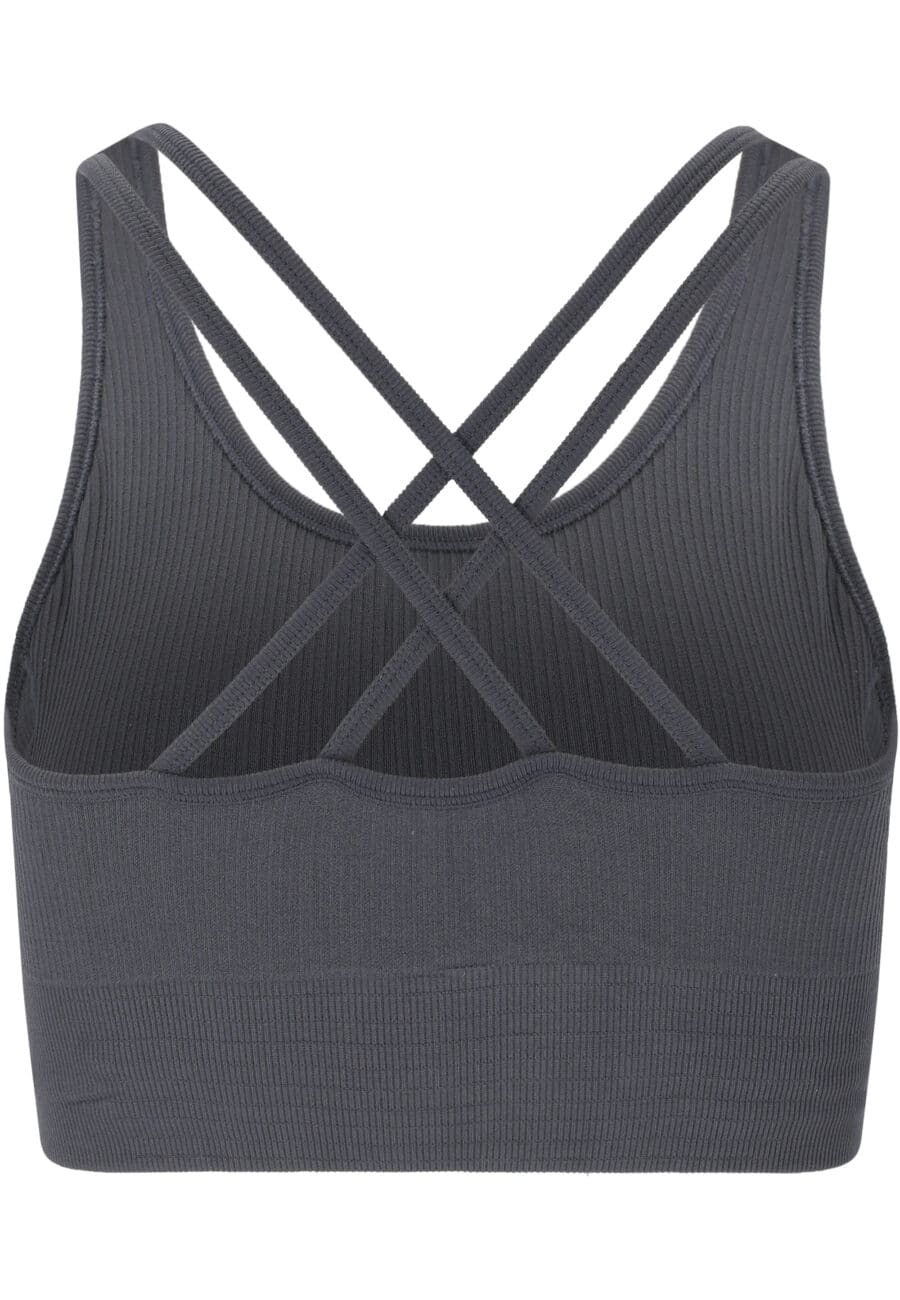 Athlecia Aideny Seamless Rib Sports-Bra, Ombre Blue - Image 3