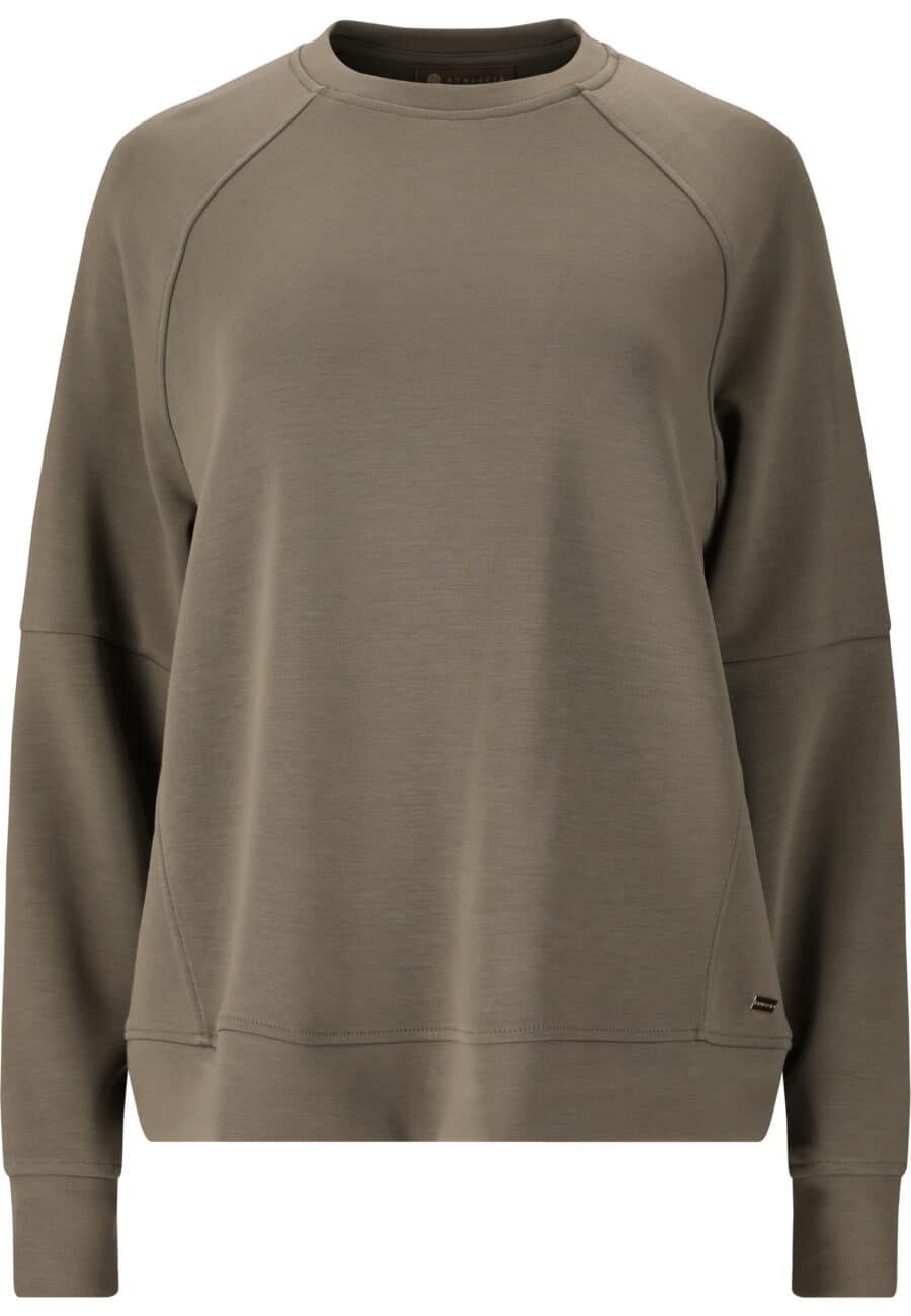 Athlecia Jacey Super Soft Sweater, Smokey Olive - Image 2