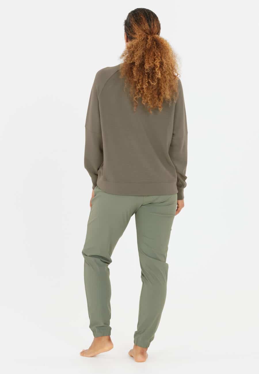 Athlecia Jacey Super Soft Sweater, Smokey Olive - Image 8