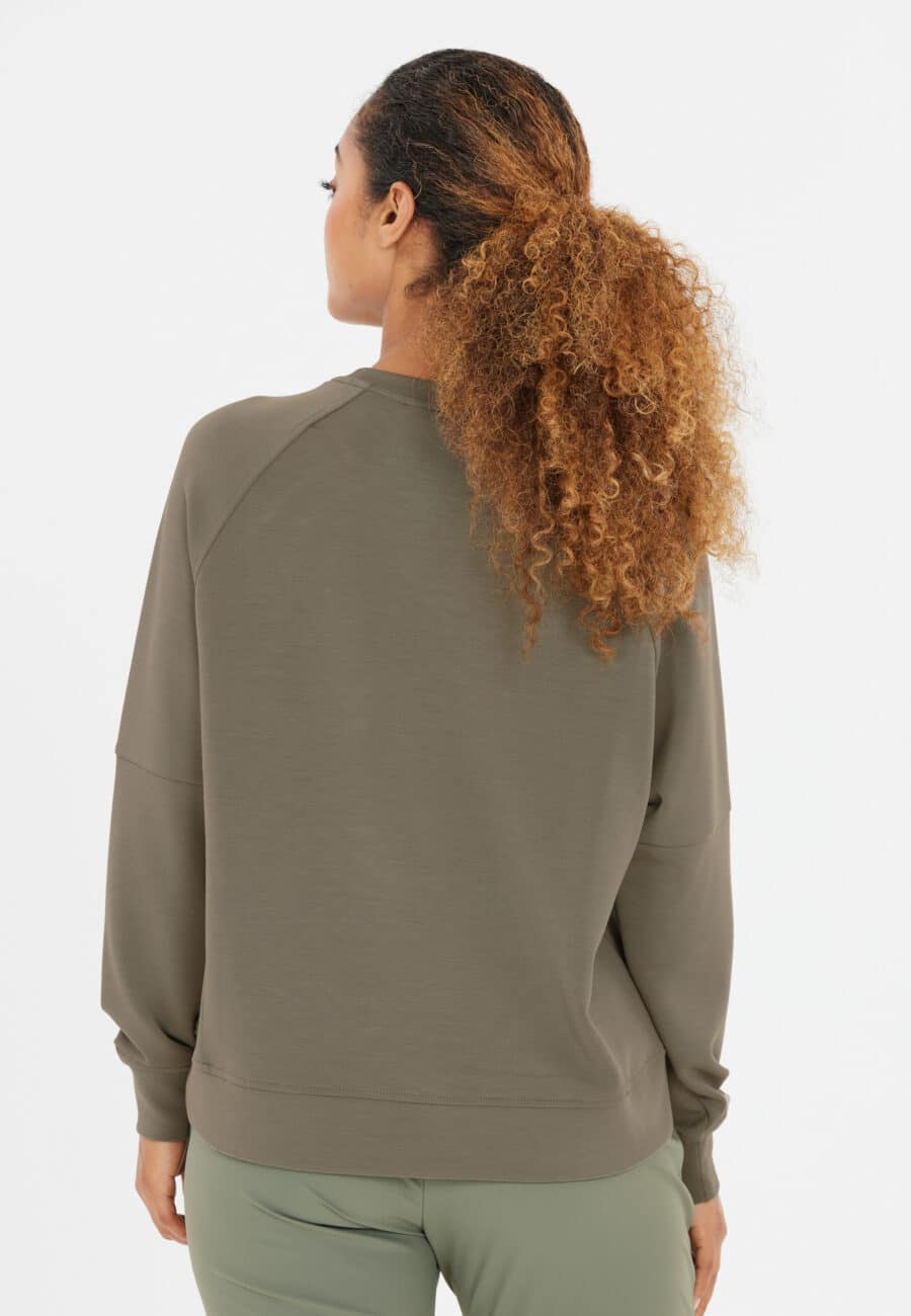 Athlecia Jacey Super Soft Sweater, Smokey Olive - Image 10